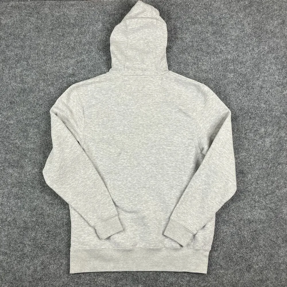 John Deere Hoodie Men's‎ M Gray Pullover Sweatshirt Logo Workwear Casual